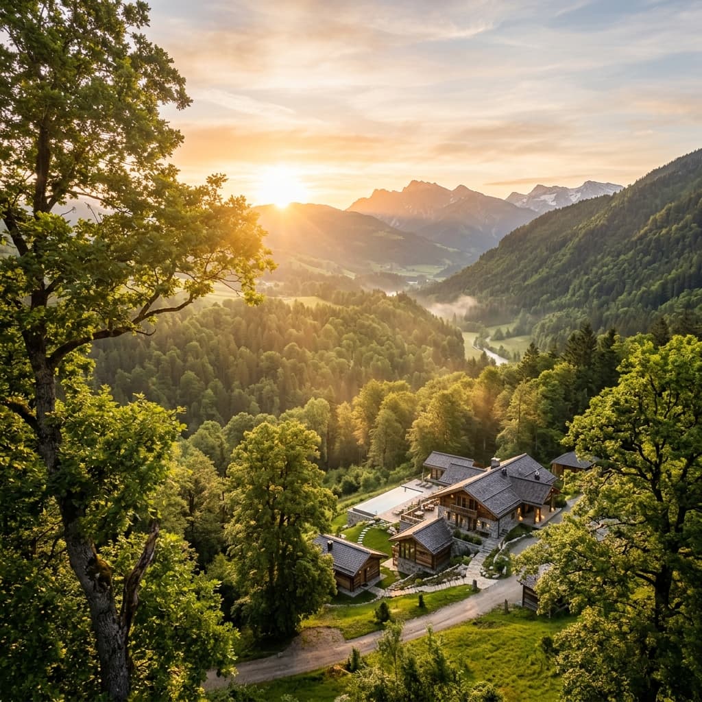 Himalayan Oak Forest View