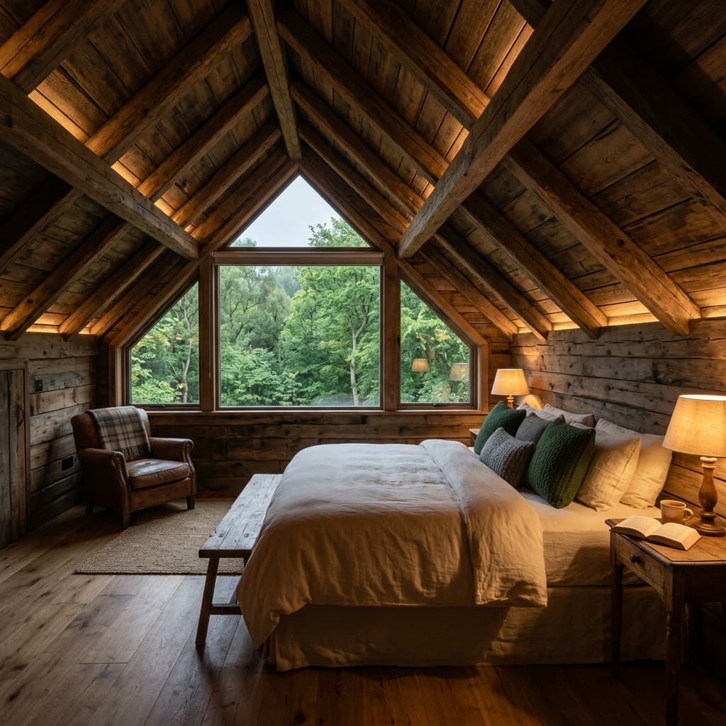 Oak House Attique Style